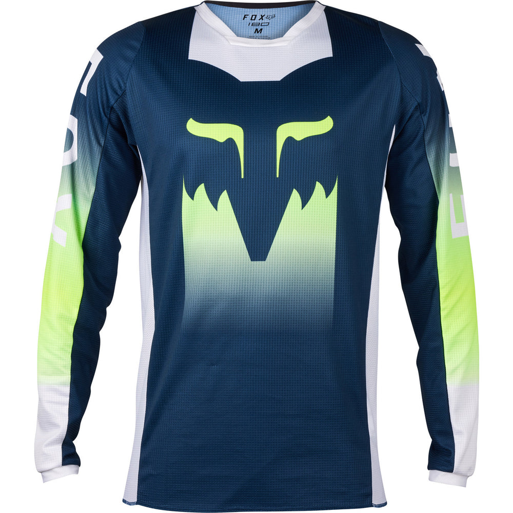 Fox Racing 2024 180 Flora Dark Indigo Motocross Jersey