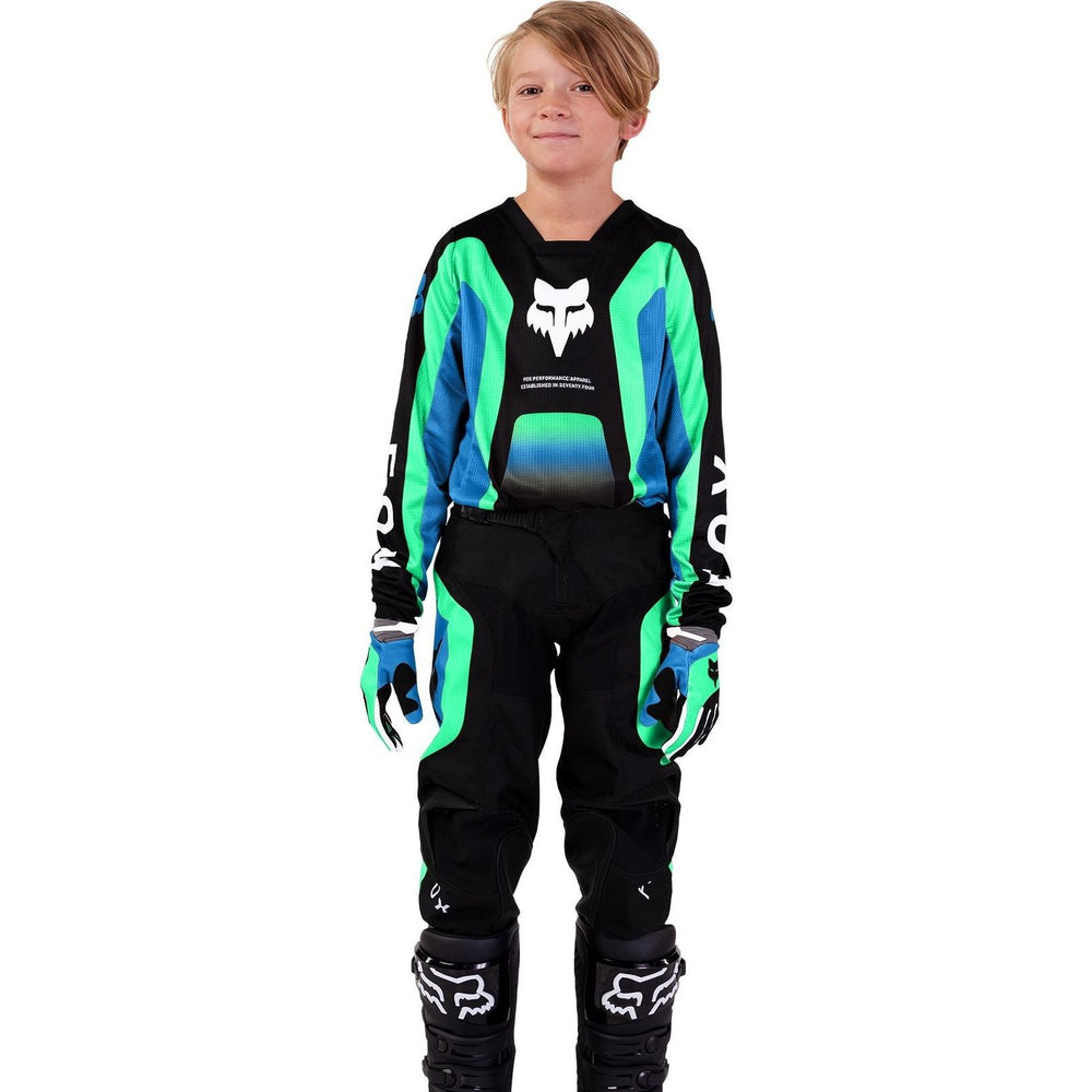 fox mx gear 2024 Fox Racing 2024 Youth 180 Ballast Black Blue Motocross Pants – Ghostbikes
