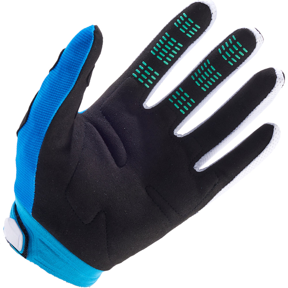 Fox Racing 2024 180 Ballast Black Blue Motocross Gloves
