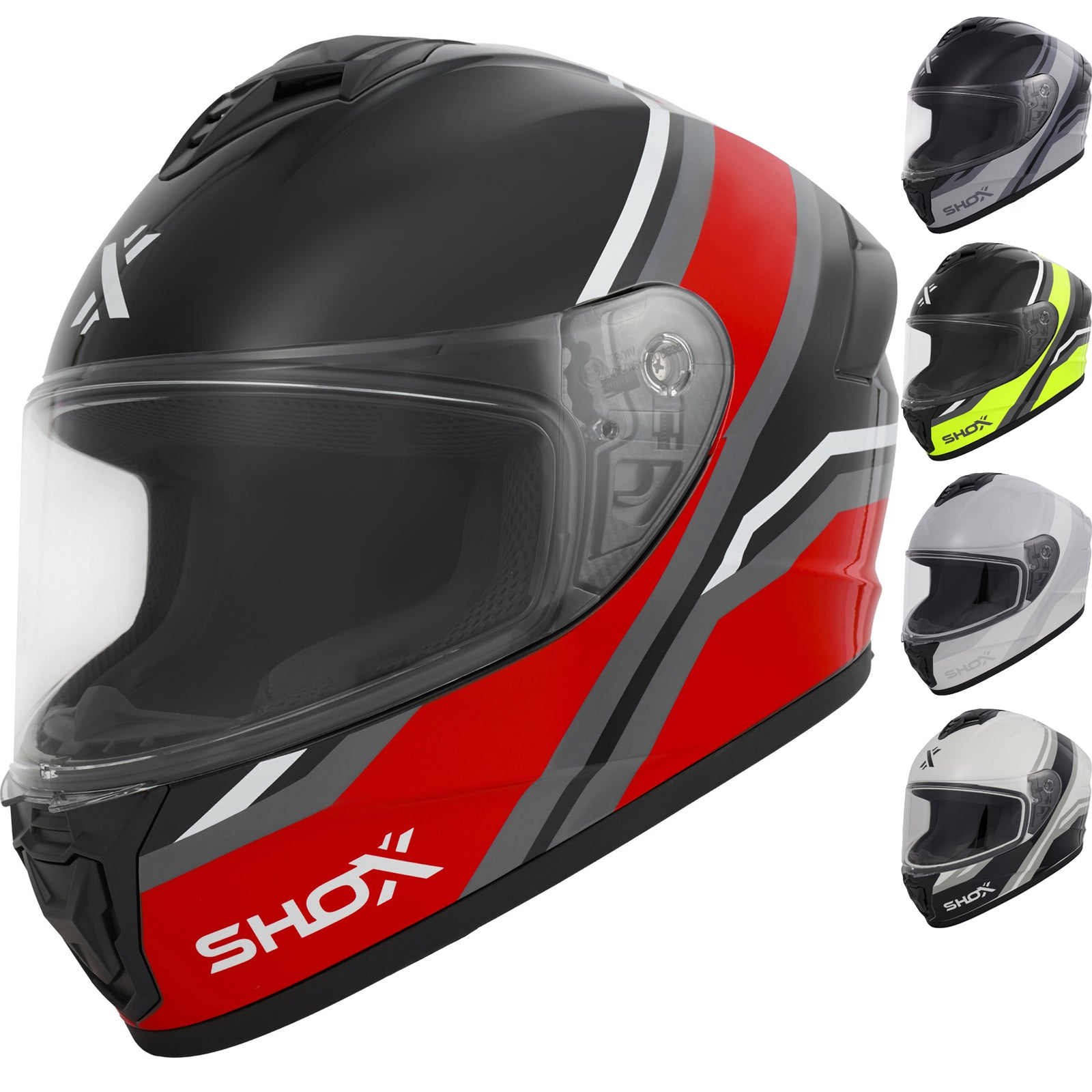 Shox Command Confine ECE R22.06 Motorcycle Helmet – Ghostbikes