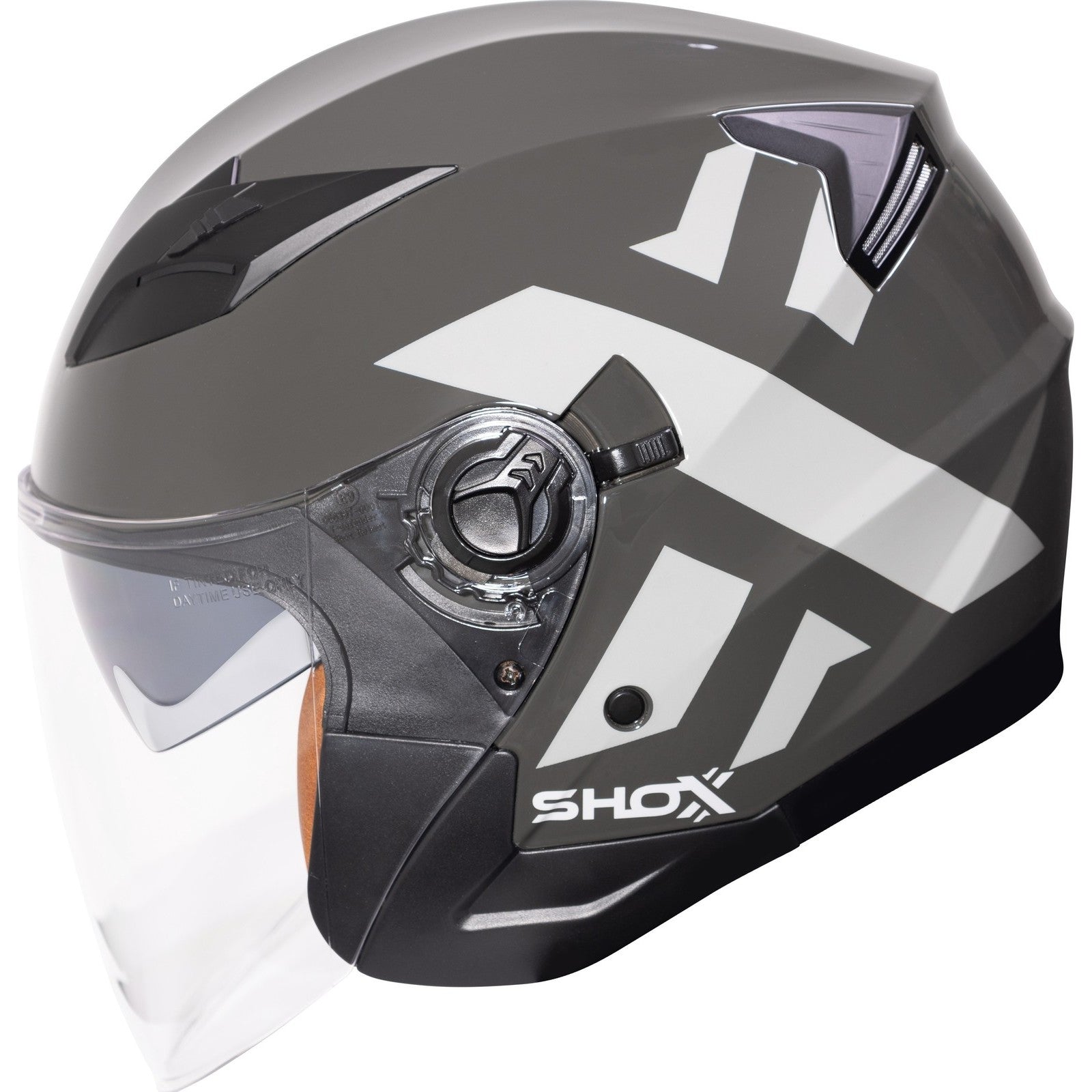 Shox Defender-X Open Face ECE R22.06 Motorcycle Helmet – Ghostbikes