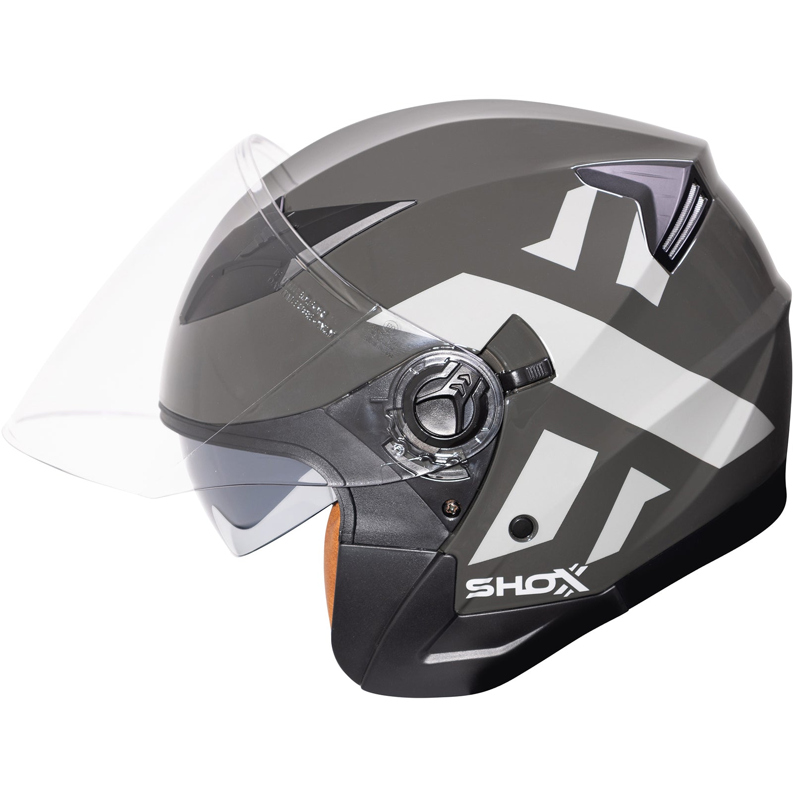 Shox Defender-X Open Face ECE R22.06 Motorcycle Helmet – Ghostbikes