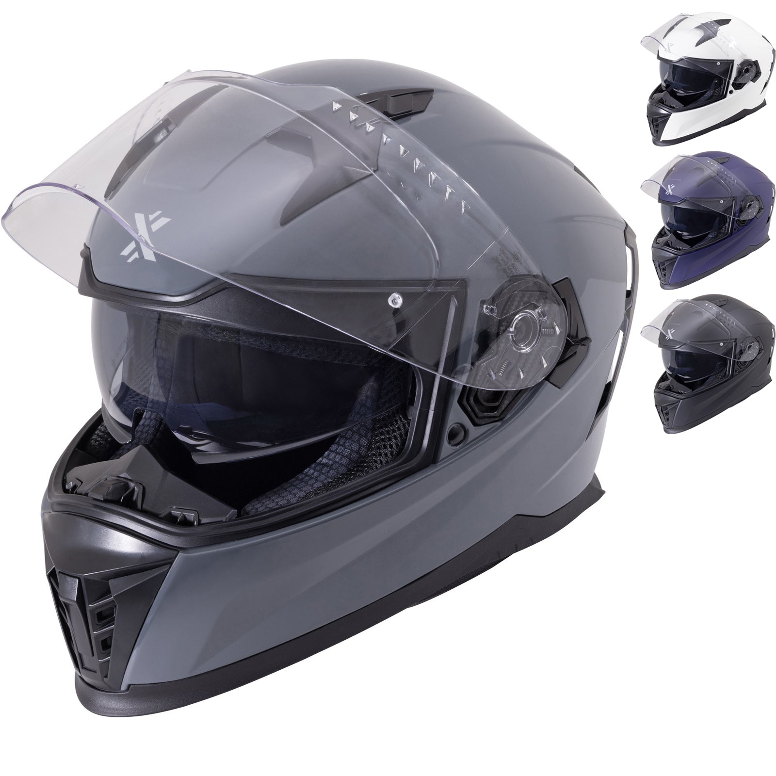 Shox Eclipse Solid ECE R22.06 Motorcycle Helmet – Ghostbikes