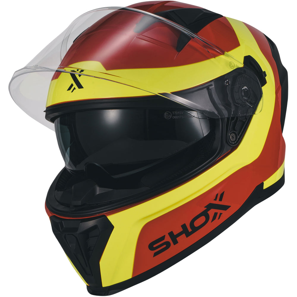 Shox Rapid Advance Motorcycle Helmet