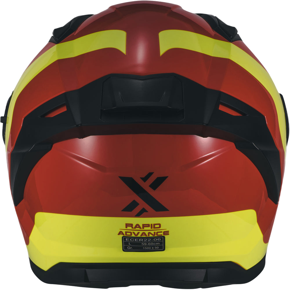 Shox Rapid Advance Motorcycle Helmet