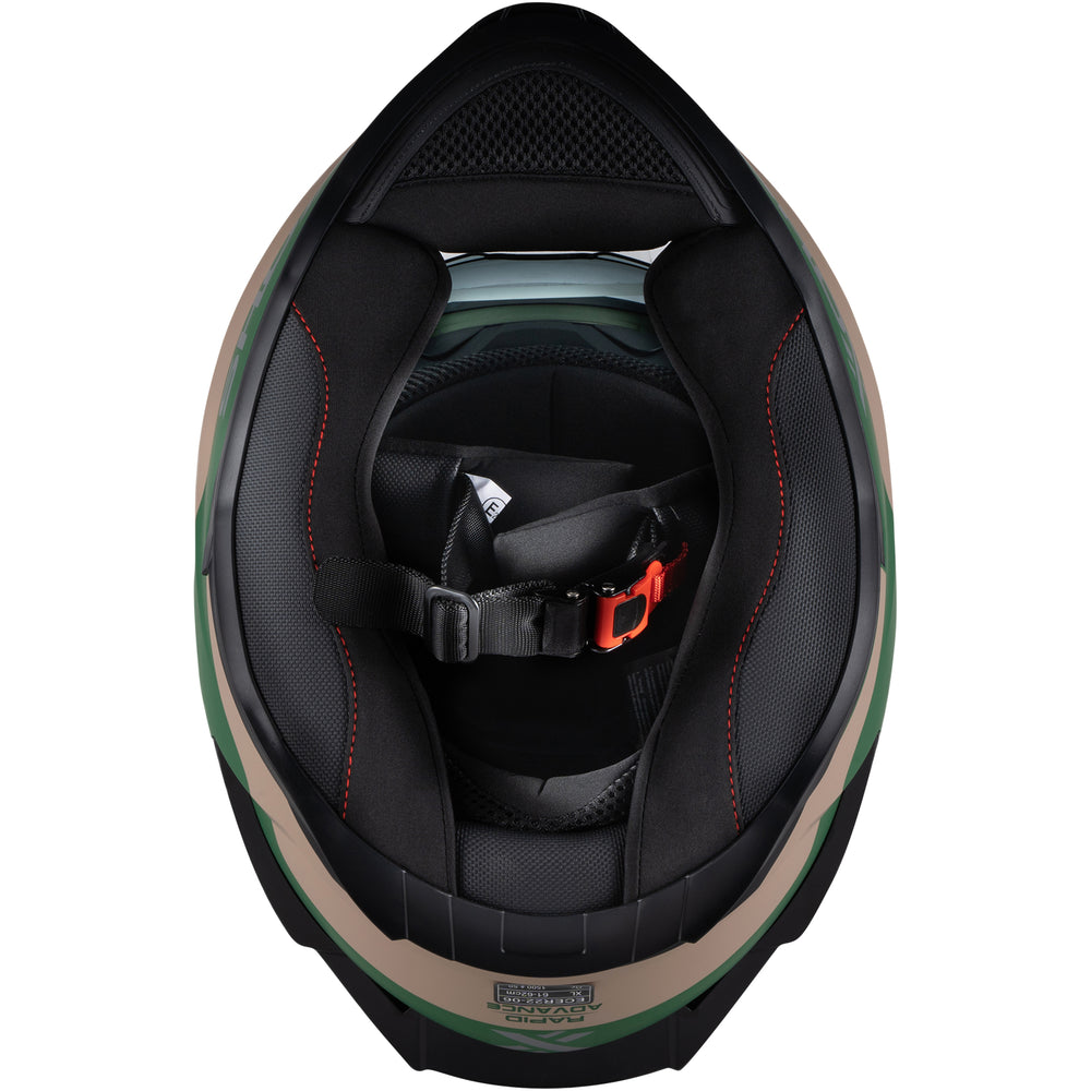 Shox Rapid Advance Motorcycle Helmet