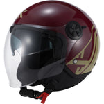 Shox Interceptor SV Delta Open Face Motorcycle Helmet