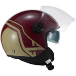 Shox Interceptor SV Delta Open Face Motorcycle Helmet