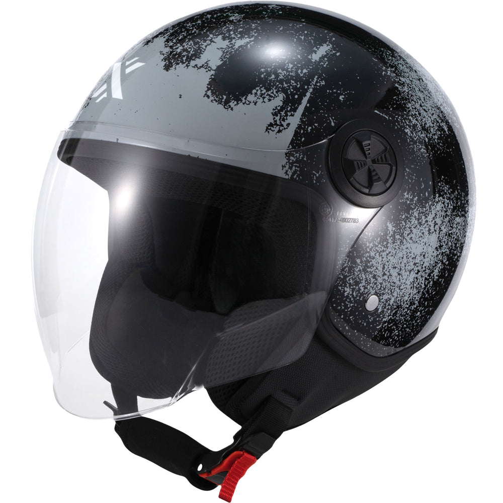 Shox Interceptor Rust Open Face Motorcycle Helmet