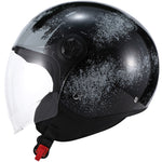 Shox Interceptor Rust Open Face Motorcycle Helmet
