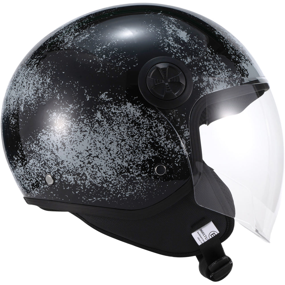 Shox Interceptor Rust Open Face Motorcycle Helmet
