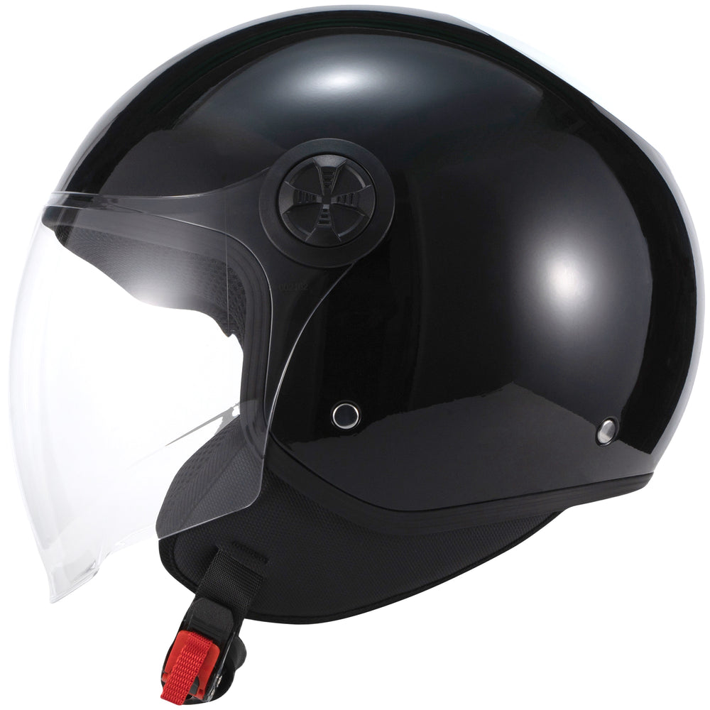 8 ball motorcycle helmet Shox Interceptor 8 Ball Open Face Motorcycle Helmet – Ghostbikes
