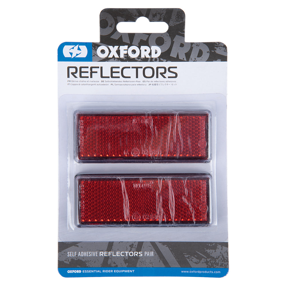 Oxford Self-Adhesive Reflectors Rectangular (Pair) (OX804)