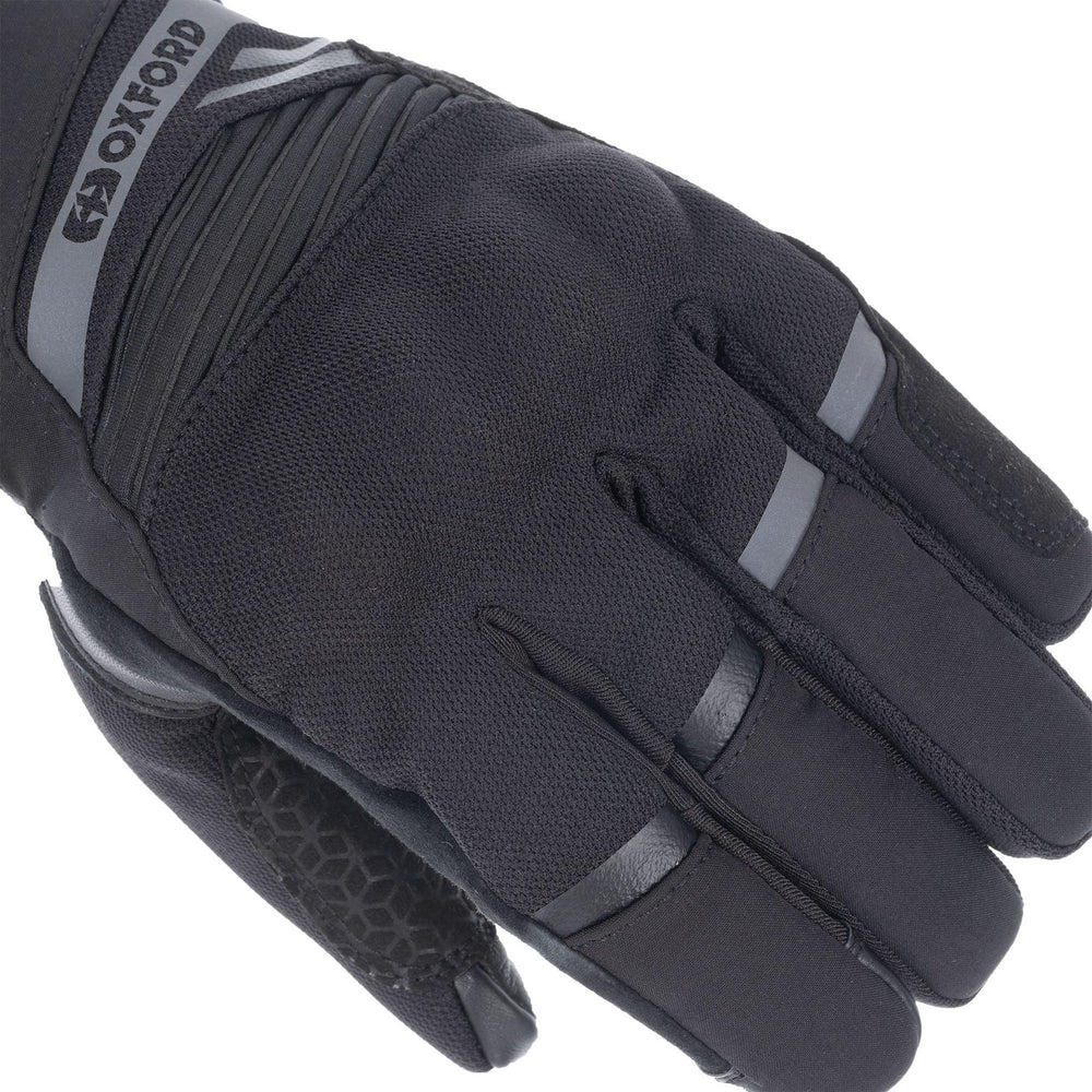 Oxford Dakar 1.0 Dry2Dry Ladies Motorcycle Gloves - Stealth Black