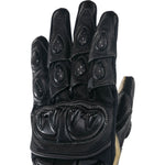 Bike It UTG Ultimate Track Glove Leather Motorcycle Gloves