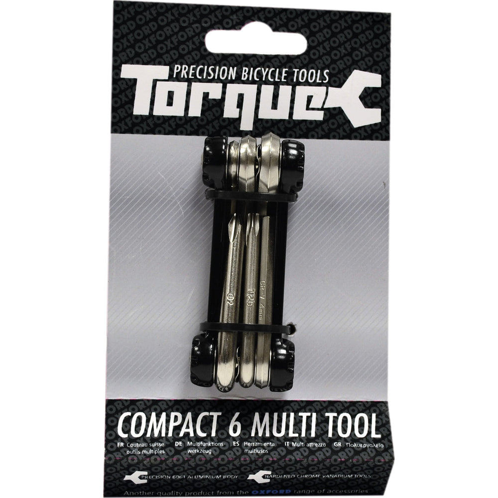 Oxford Torque Compact 6 Multi Tool Black