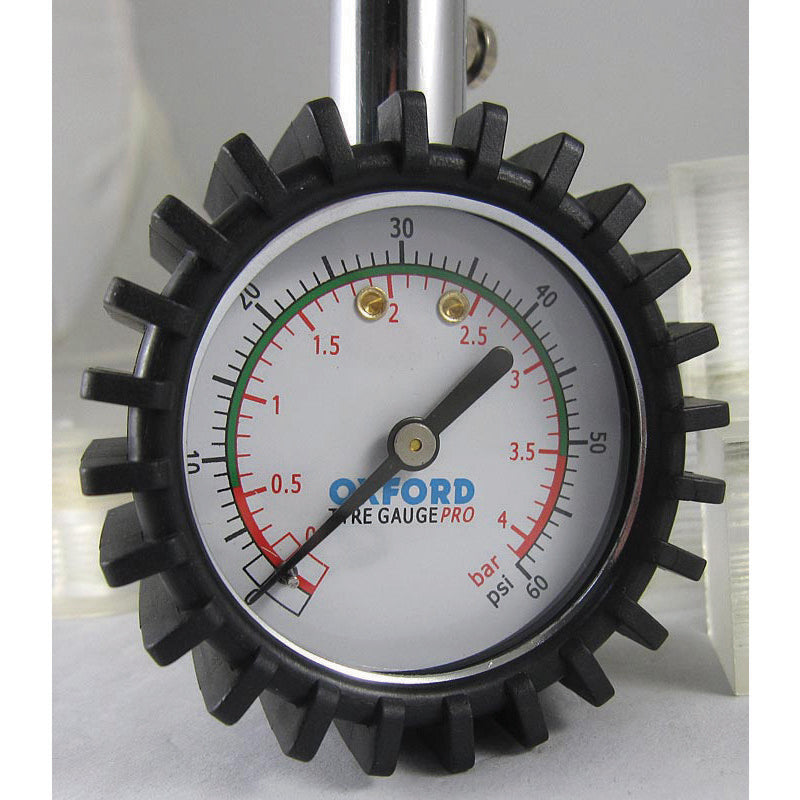 Oxford Tyre Gauge Pro 0-15psi (Dial Type)