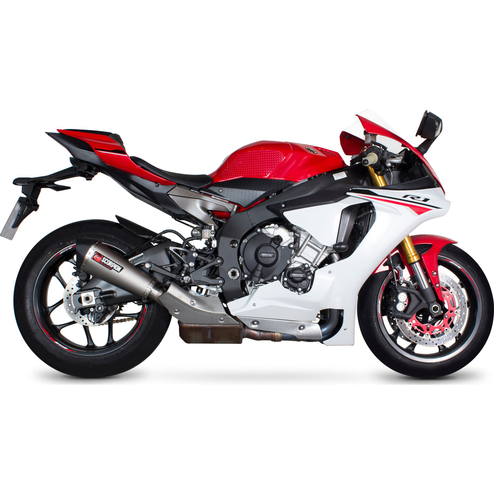 Scorpion Serket Taper Carbon Oval Exhaust - Yamaha YZF R1 / R1M 2015 - 2019