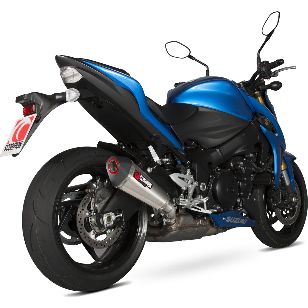 Scorpion Serket Taper Carbon Oval Exhaust - Suzuki GSX-S1000 inc FA 2015 - 2020
