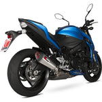 Scorpion Serket Taper Carbon Oval Exhaust - Suzuki GSX-S1000 inc FA 2015 - 2020
