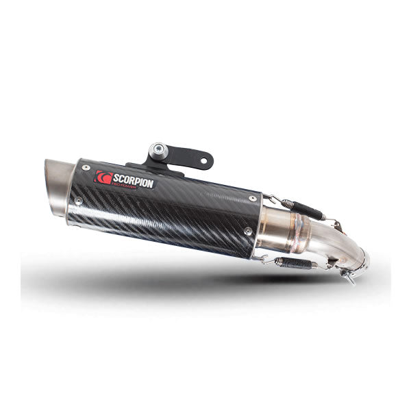 Scorpion RP-1 GP Carbon Round Exhaust - Yamaha YZF R3 & R25 14-Current