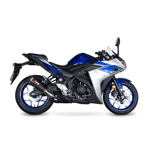 Scorpion Serket Taper Stainless Oval Exhaust For Yamaha YZF R3 And R25 2014-2021