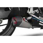 Scorpion Serket Taper Satin Titanium Oval Exhaust - Suzuki GSXR 600 & 750 K6/K7 2006 - 2007