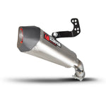 Scorpion Serket Taper Satin Titanium Oval Exhaust - Suzuki GSXR 600 & 750 K6/K7 2006 - 2007