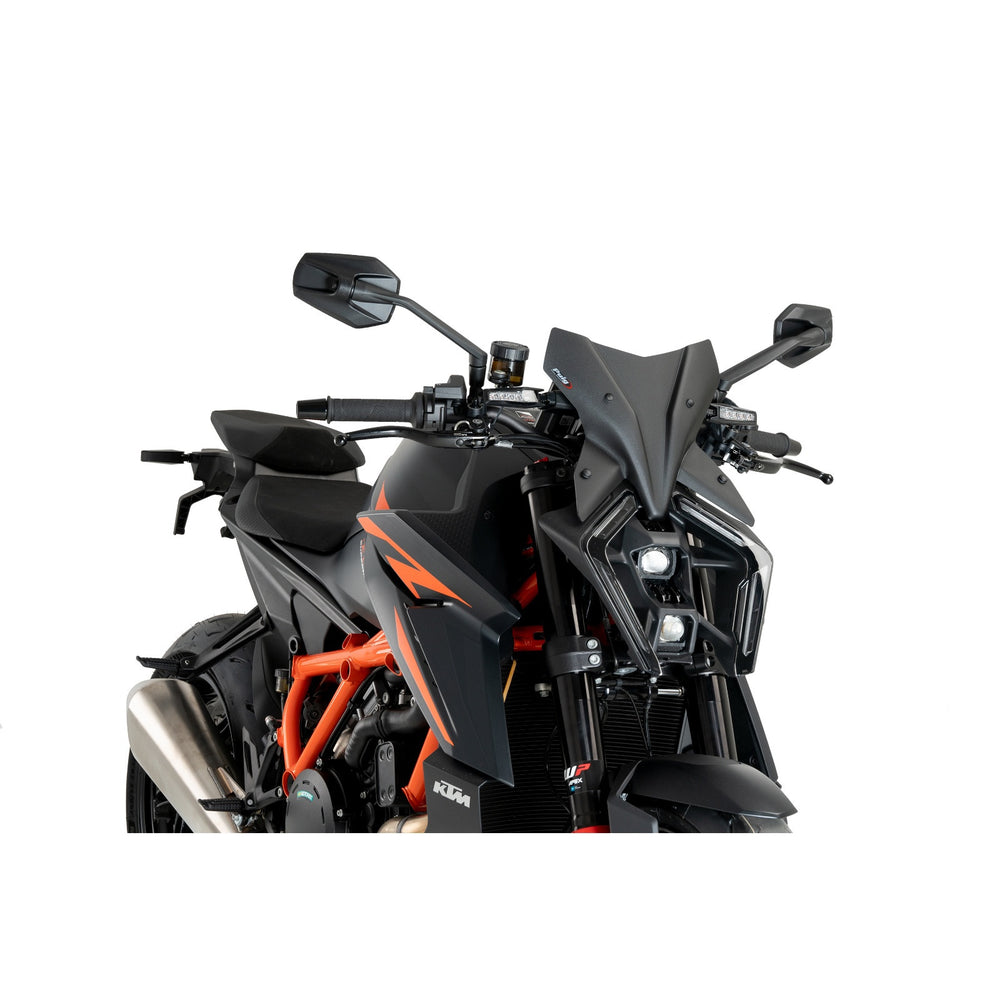 Puig New Generation Sport Screen For KTM 1390 Super Duke R 2024-2025 - Matt Black