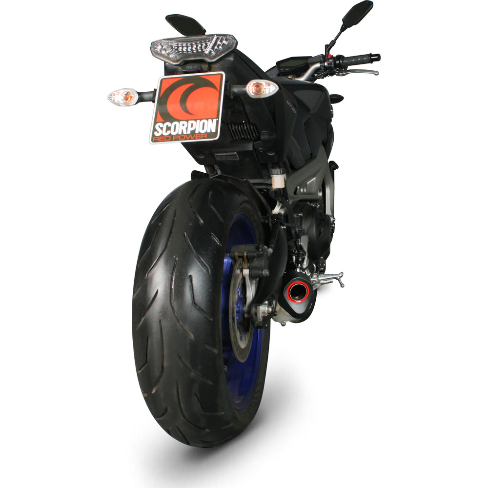 Scorpion Serket Taper Stainless Oval Exhaust For Yamaha MT-09 Tracer 2015-2020