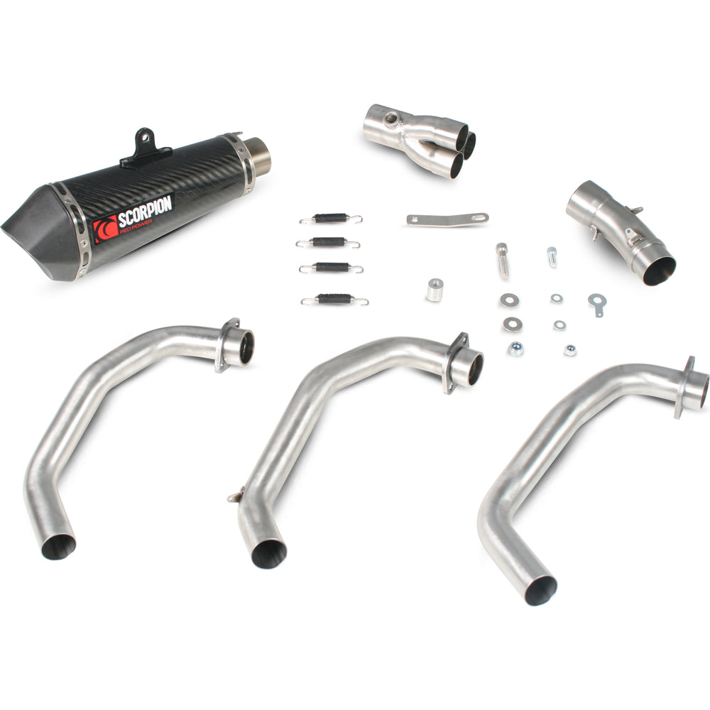 Scorpion Serket Taper Stainless Oval Exhaust For Yamaha MT-09 Tracer 2015-2020