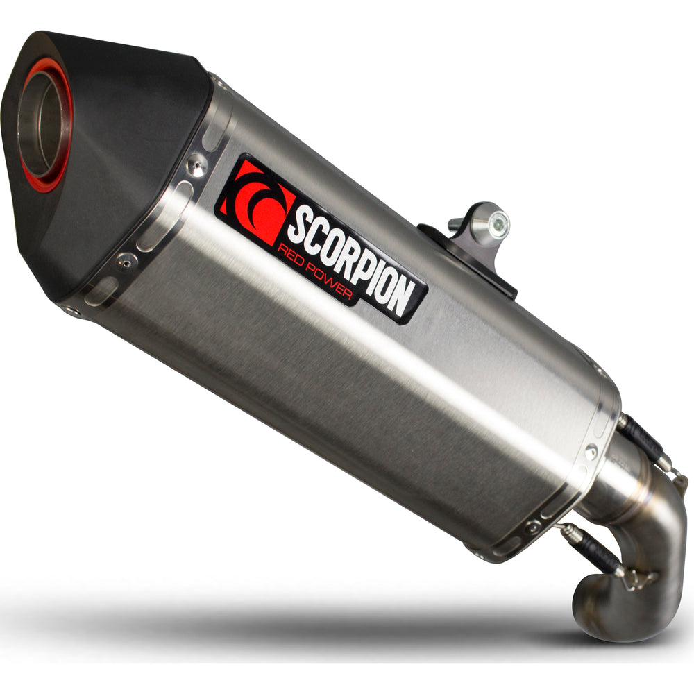 Scorpion Serket Parallel Stainless Oval Exhaust For KTM Duke 690 2012-2016