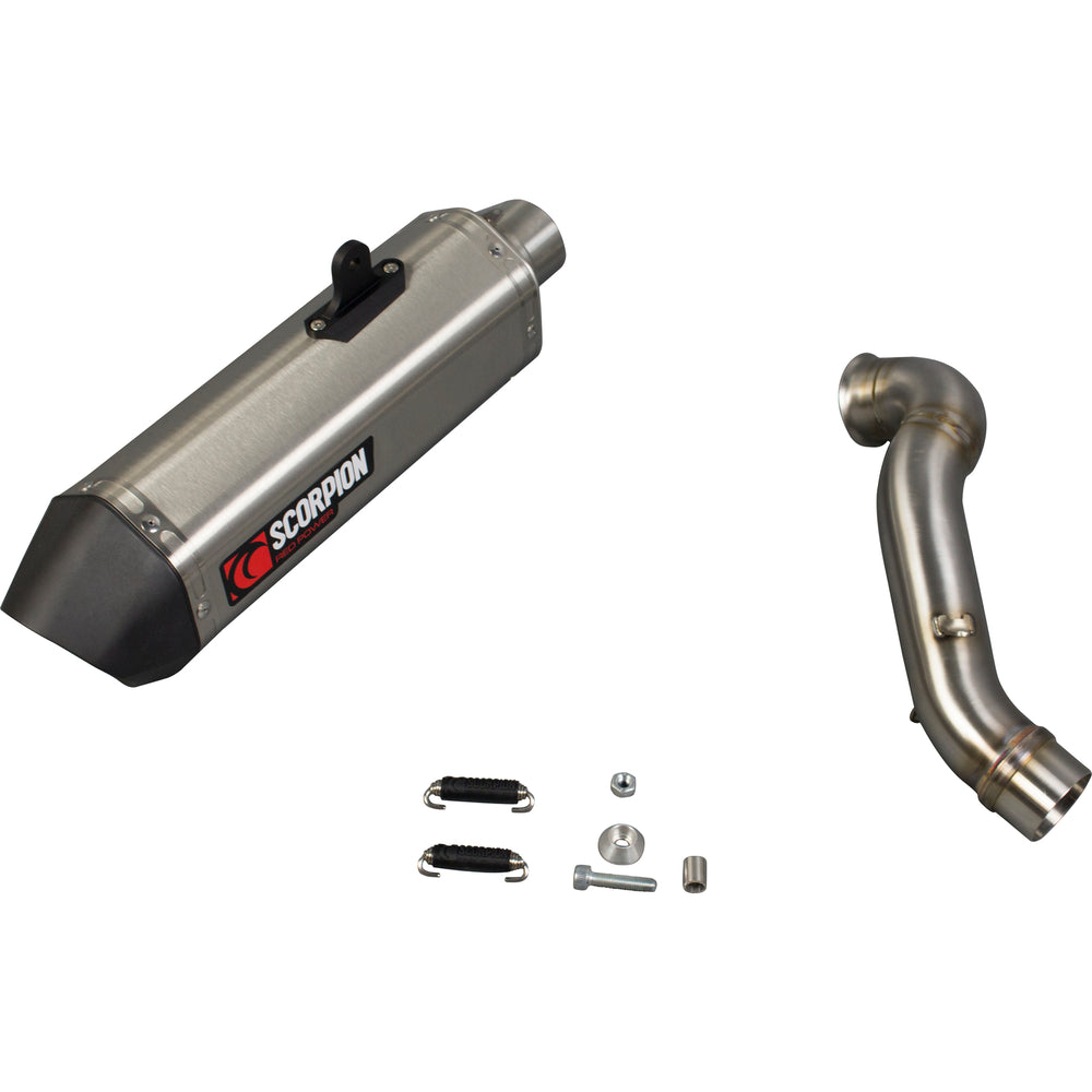 Scorpion Serket Parallel Stainless Oval Exhaust For KTM Duke 690 2012-2016
