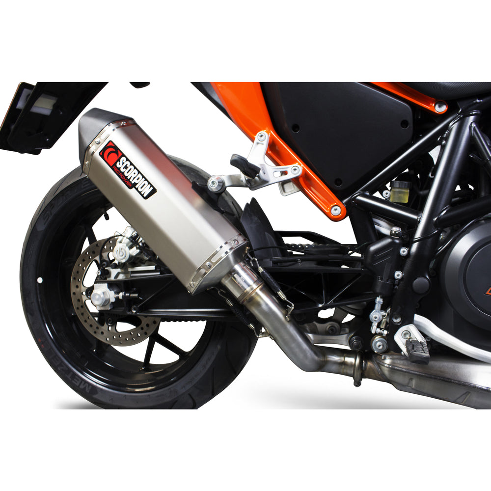 Scorpion Serket Parallel Carbon Oval Exhaust For KTM Duke 690 2012-2016