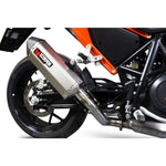 Scorpion Serket Parallel Carbon Oval Exhaust For KTM Duke 690 2012-2016