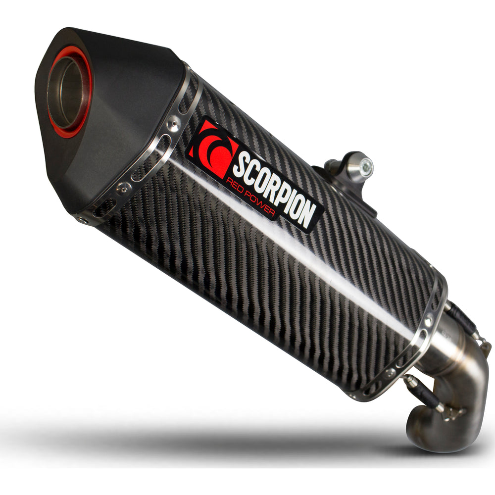 Scorpion Serket Parallel Carbon Oval Exhaust For KTM Duke 690 2012-2016