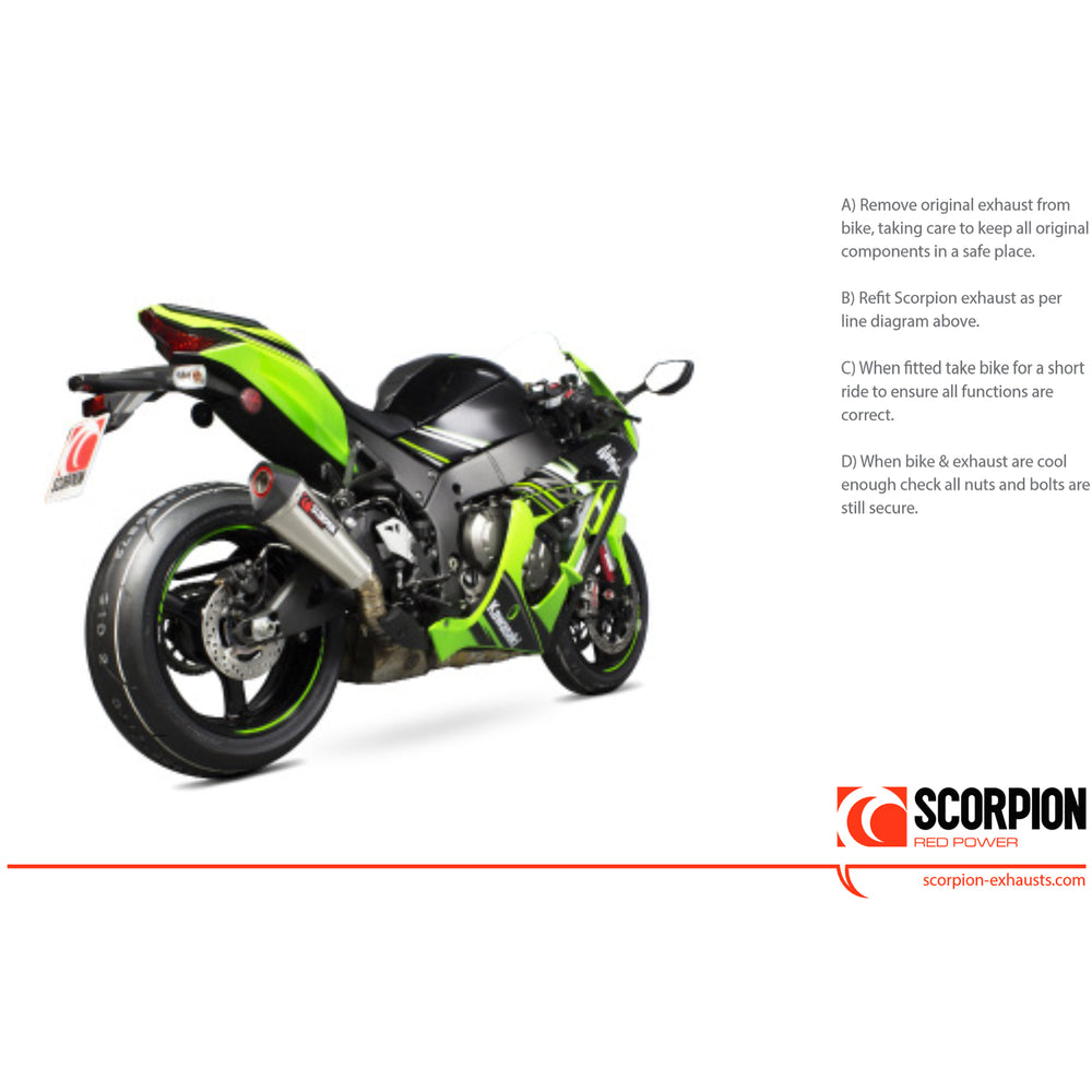 Scorpion Serket Taper Titanium Oval Exhaust - Kawasaki Ninja