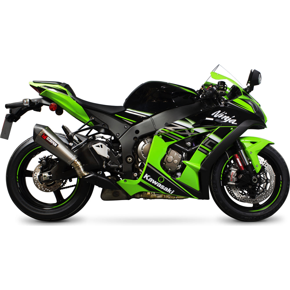 Scorpion Serket Taper Titanium Oval Exhaust - Kawasaki Ninja