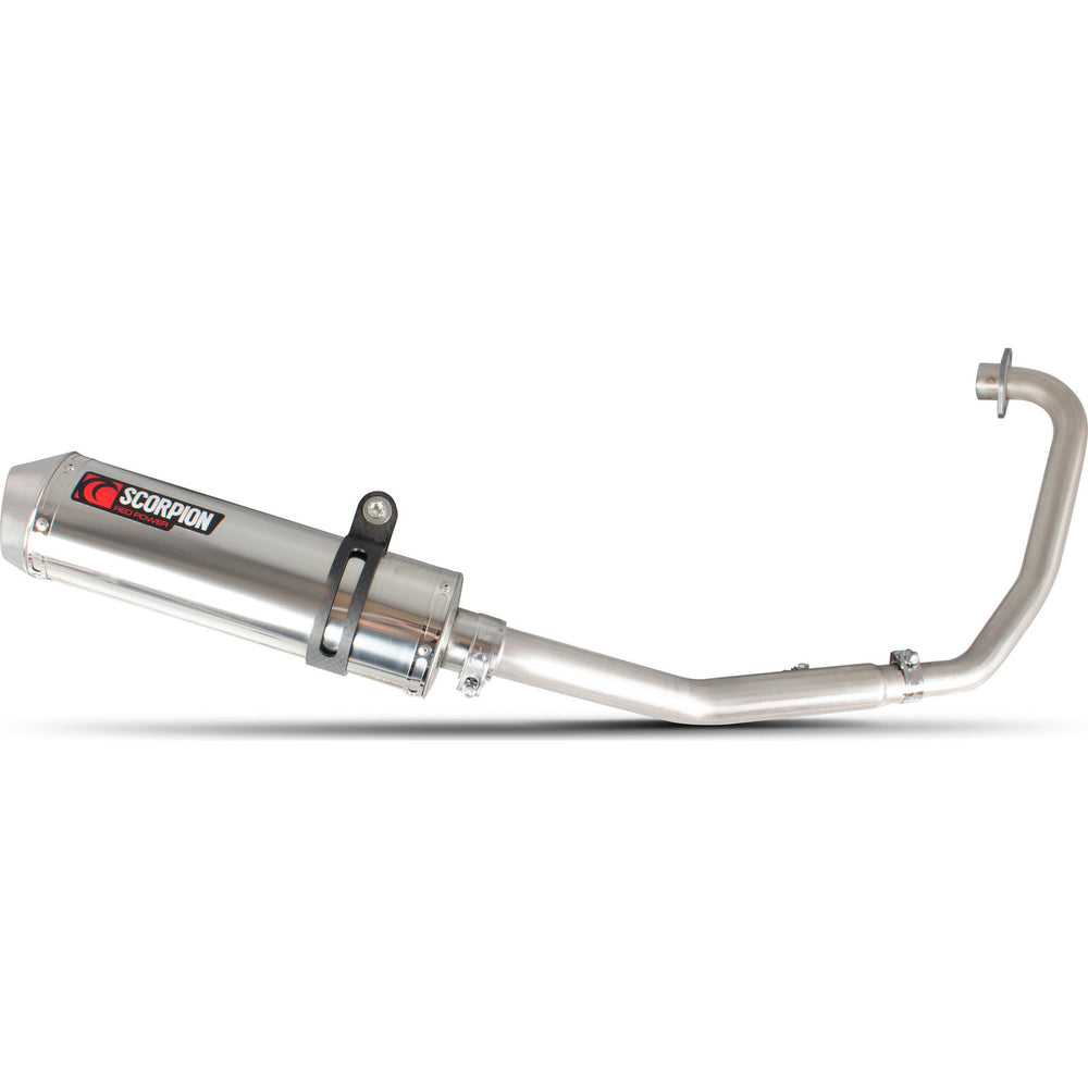 Scorpion Factory Titanium Oval Exhaust - Honda CB 125 F Full System 2015 - 2017