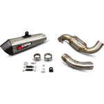 Scorpion Serket Taper Stainless Oval Exhaust For KTM DUKE 390 3/4 System 2013-2016