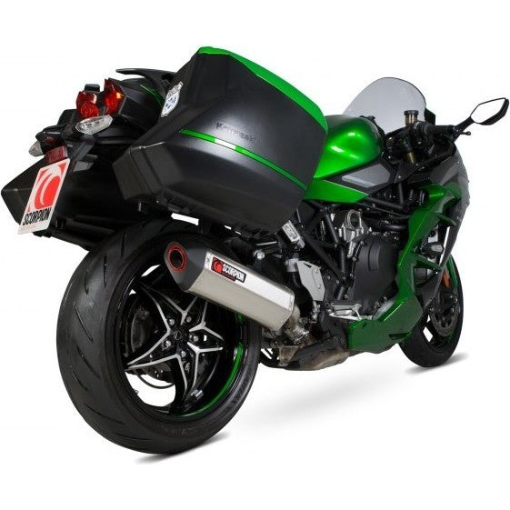 Scorpion Serket Parallel Stainless Steel Exhaust For Kawasaki Ninja H2 SX / H2 SX SE 2018-2020