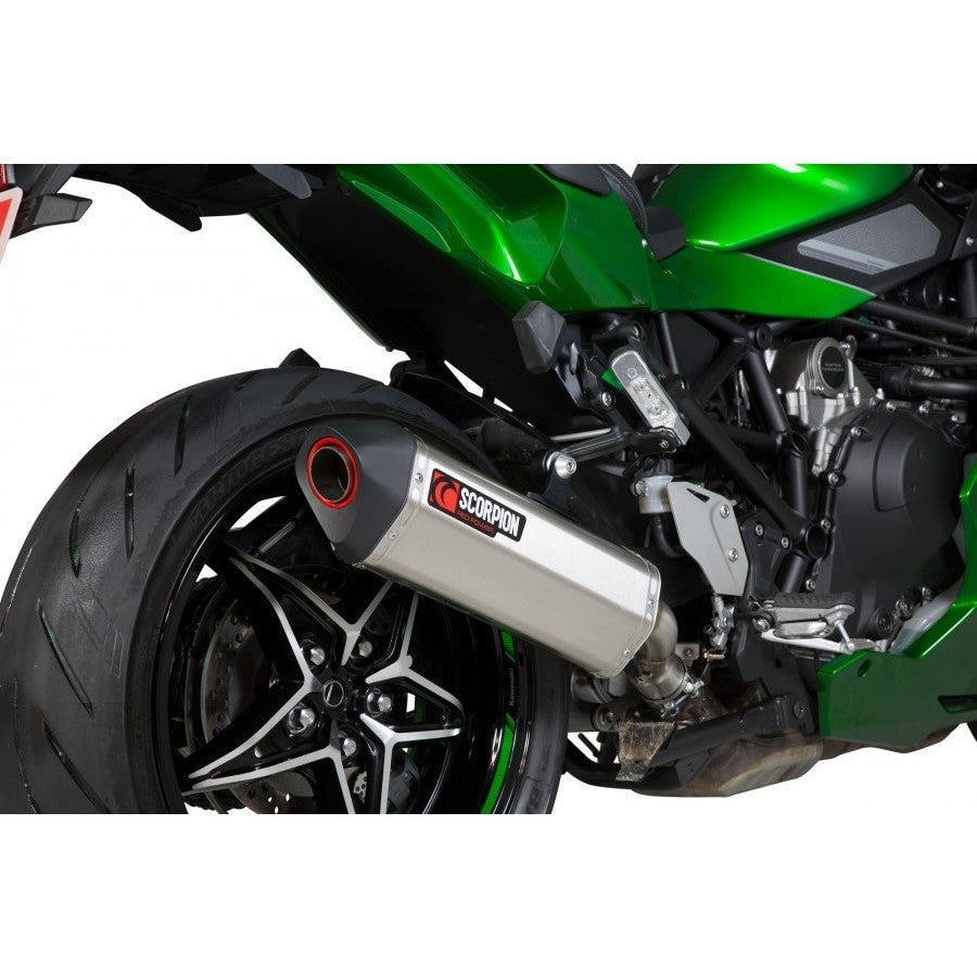 Scorpion Serket Parallel Stainless Steel Exhaust For Kawasaki Ninja H2 SX / H2 SX SE 2018-2020