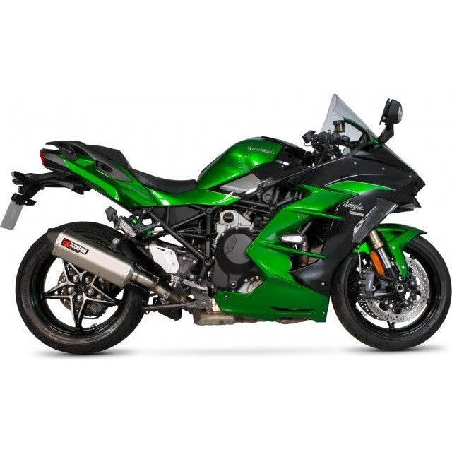 Scorpion Serket Parallel Titanium Exhaust For Kawasaki Ninja H2 SX / H2 SX SE 2018-2020