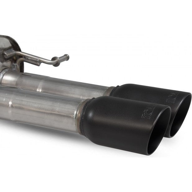 Scorpion Car Exhaust GPF-Back System (Non-Resonated) (Non-Valved) Daytona Black - Ford Fiesta ST MK8 - 2018 - 2020