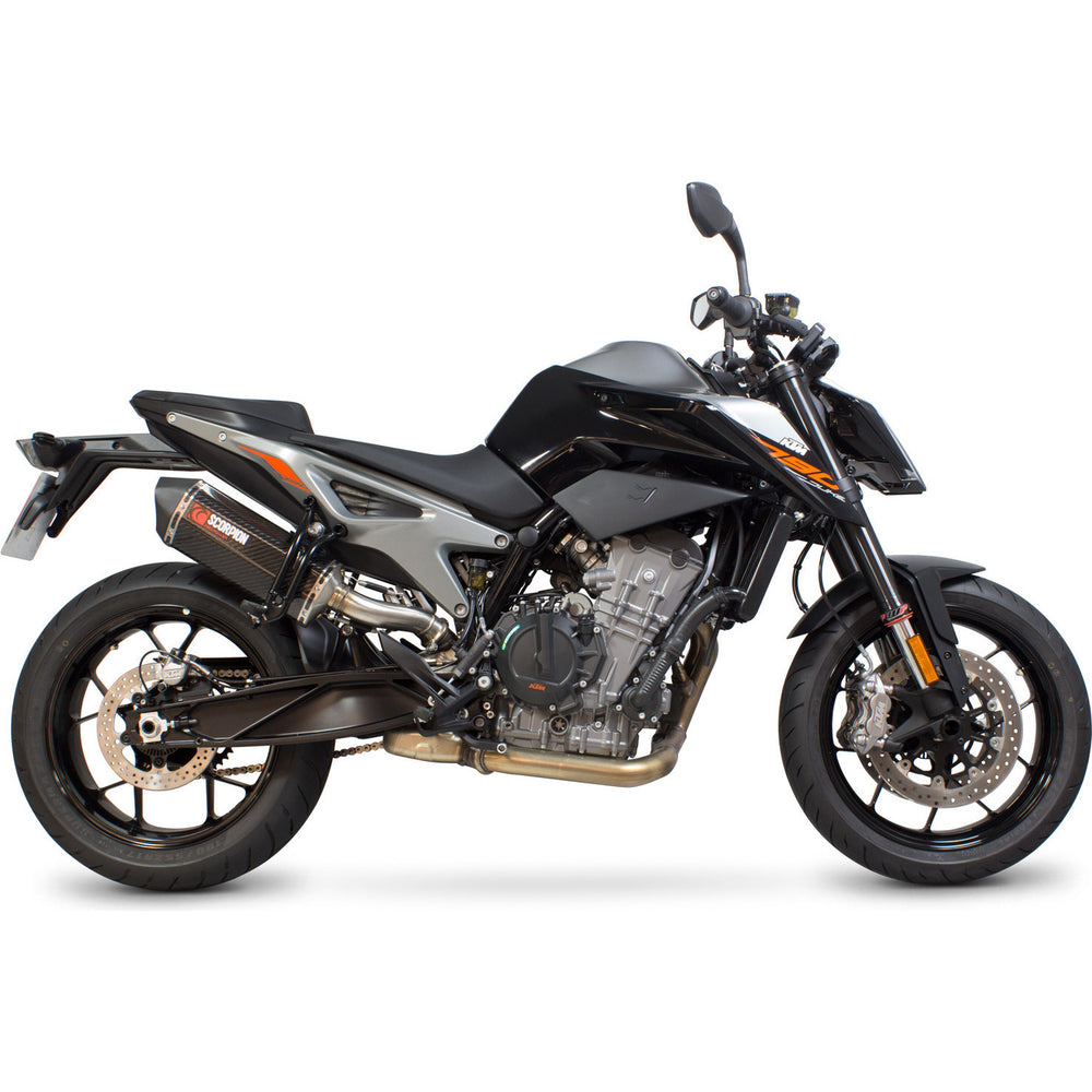 Scorpion Serket Parallel Carbon Fibre Exhaust - KTM 790 Duke 2018 - 2020