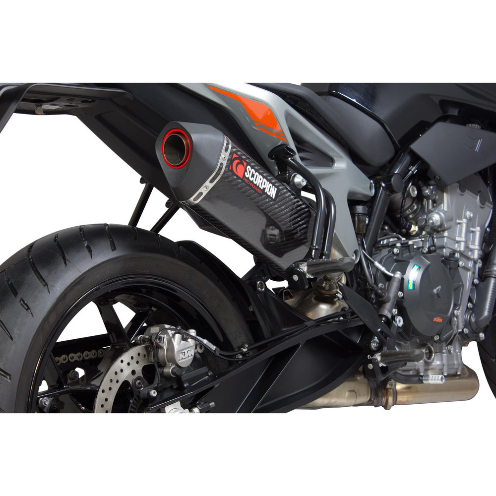 Scorpion Serket Parallel Carbon Fibre Exhaust - KTM 790 Duke 2018 - 2020