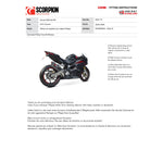 Scorpion Serket Taper Carbon Exhaust For Honda CBR 250 RR 2017-2019