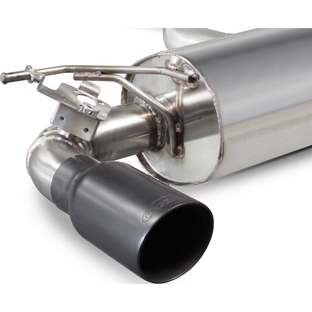 Scorpion Car Exhaust Cat-Back System (Non-Resonated) Black Ceramic Daytona - BMW M140i Non-GPF Model 2016 - 2018