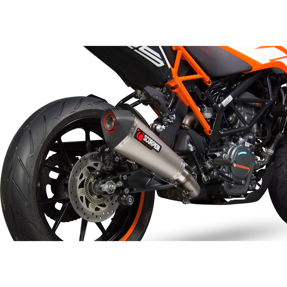 Scorpion Serket Taper Titanium Exhaust For KTM Duke 125 2017-2020