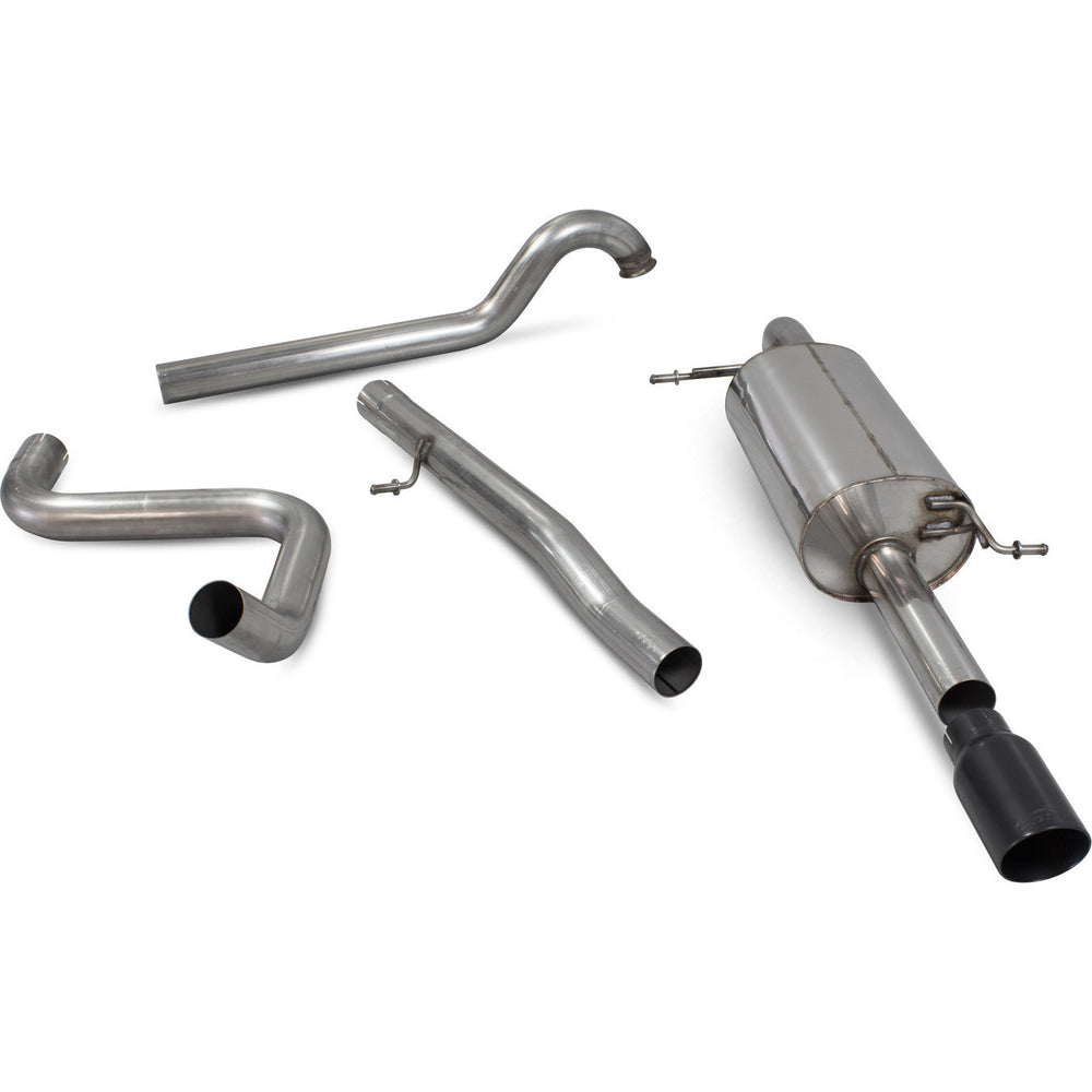 Scorpion Car Exhaust Cat-Back System (Non-Resonated) Daytona Black - Ford Fiesta ST-Line MK8 1.0T EcoBoost 2017 - 2019